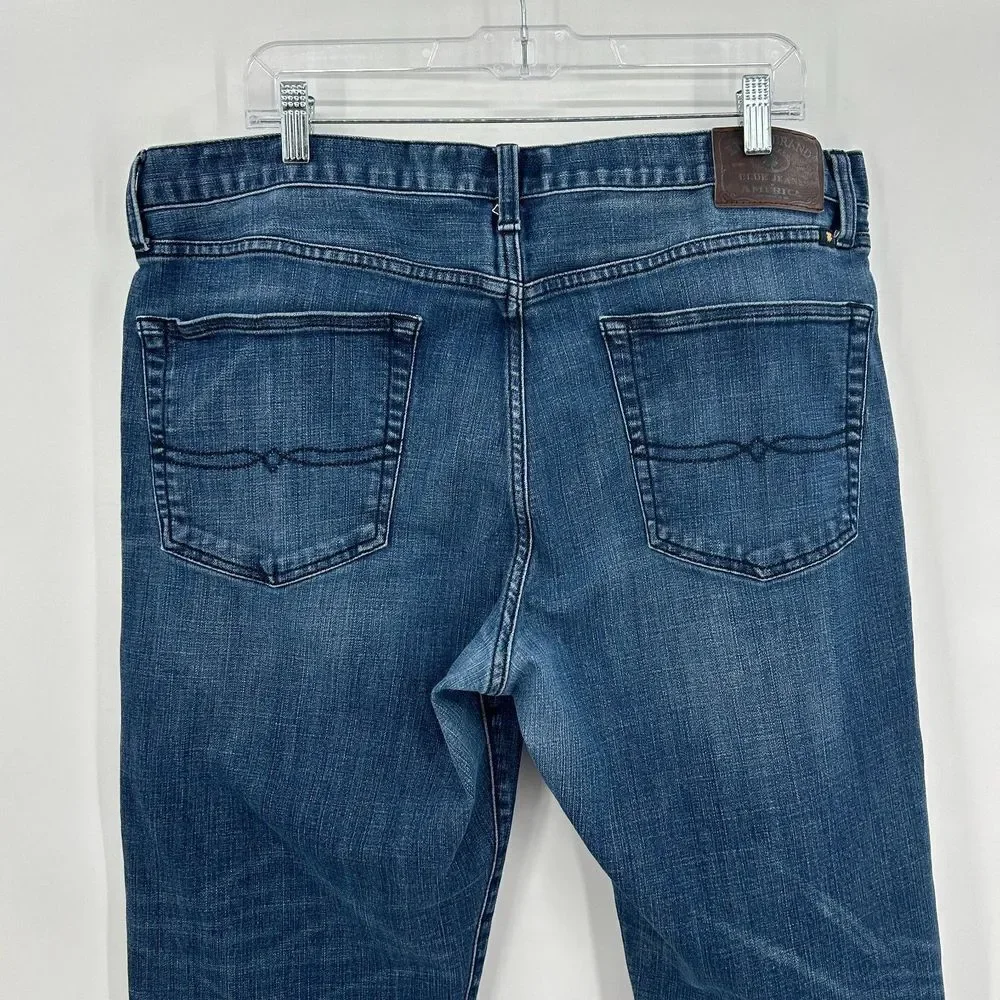 LUCKY BRAND Men's 363 Vintage Straight Leg Denim Blue Jeans Size 38 x 32